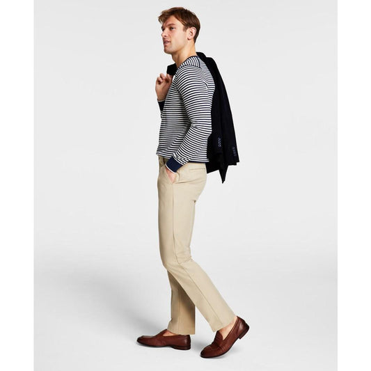 Men's Classic Fit Flat Front Pants