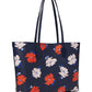 Bleecker Dotty Floral Printed Pvc Large Tote