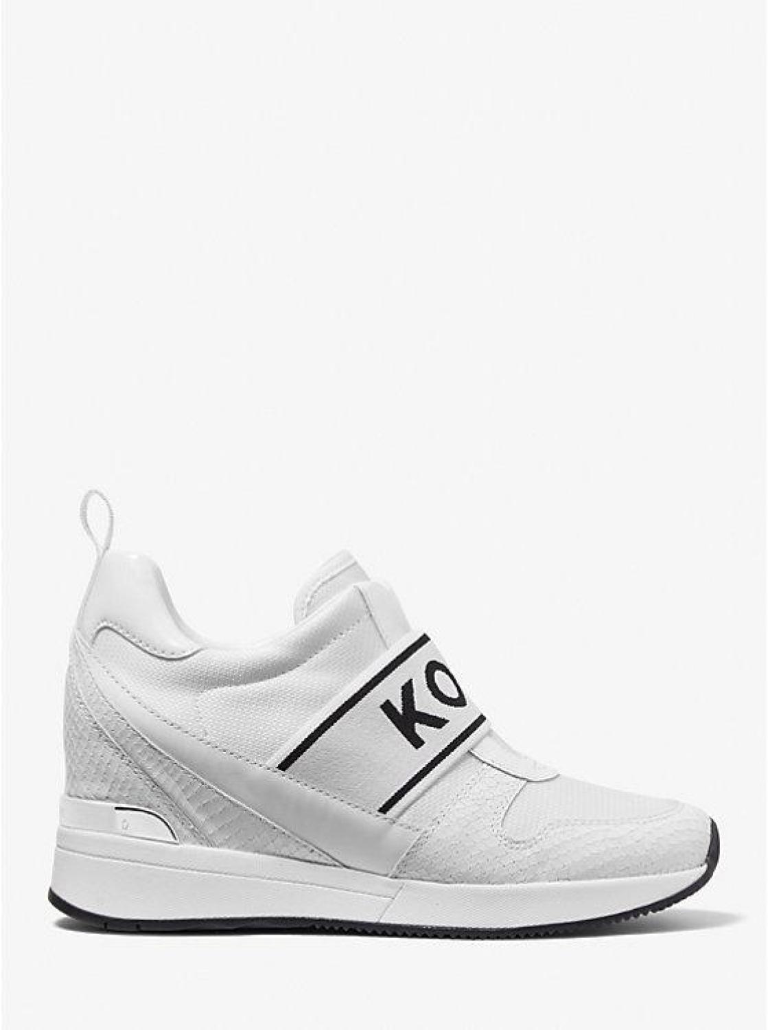 Maven Mixed-Media Slip-On Trainer