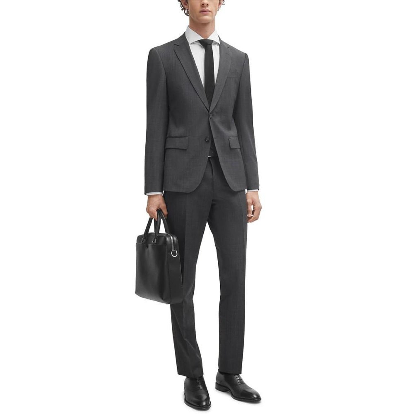 Men's Micro-Patterned Slim-Fit 2 Pc Suit