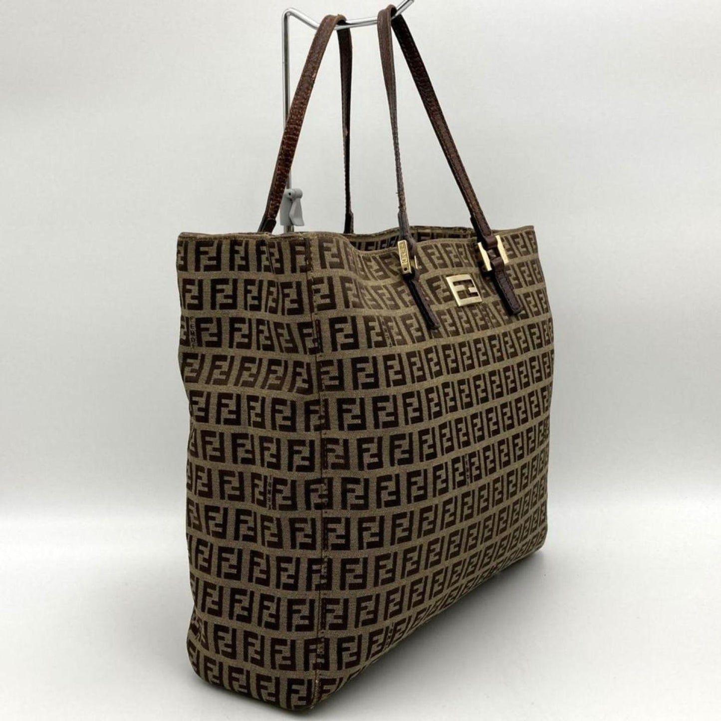Fendi Zucchino  Canvas Tote Bag (Pre-Owned)