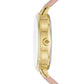 kate spade new york women's metro three-hand, gold-tone alloy watch