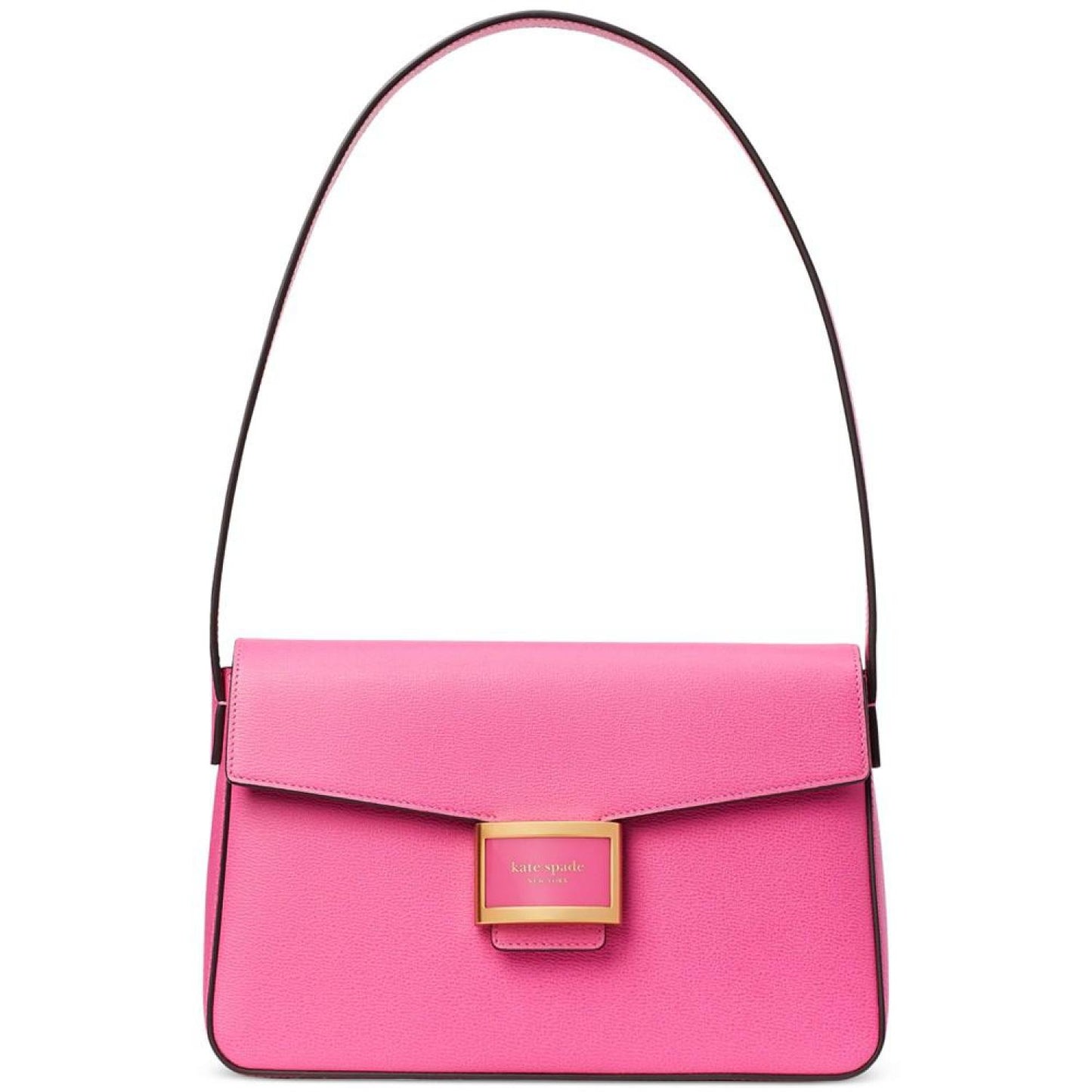 Katy Textured Leather Medium Shoulder Bag