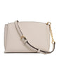 Michael Kors Ruby Logo Plaque Zipped Medium Messenger Bag