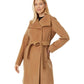 Belted Wool Wrap M125456QNR