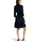 Belted Crepe Shirtdress