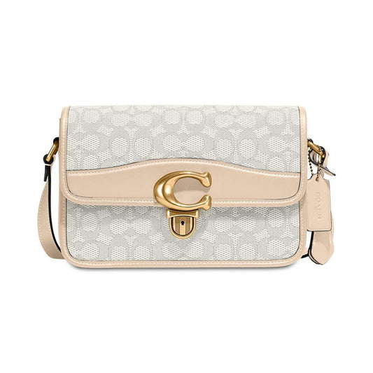 Signature Jacquard Studio Shoulder Bag