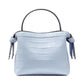 Knott Croc Embossed Leather Mini Crossbody Tote