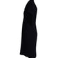 Max Mara Workwear Shift Dress in Blue Virgin Wool