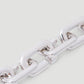 Marc Jacobs J Marc Logo-Engraved Chain-Linked Necklace