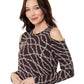 Logo Cold-Shoulder Top