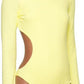 Yellow 'The Cutout' Bodysuit