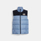 Coach Outlet Signature Colorblock Sherpa Puffer Vest