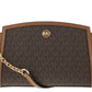 Michael Kors Logo Plaque Zipped Crossbody Bag