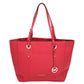 Michael Kors Walsh Large Tote Bag in Red Saffiano Leather