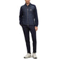 Men's Mixed-Material Knitted Jacket