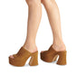 Bobi Woven Slip-On Platform Sandals