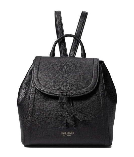 Knott Pebbled Leather Medium Flap Backpack