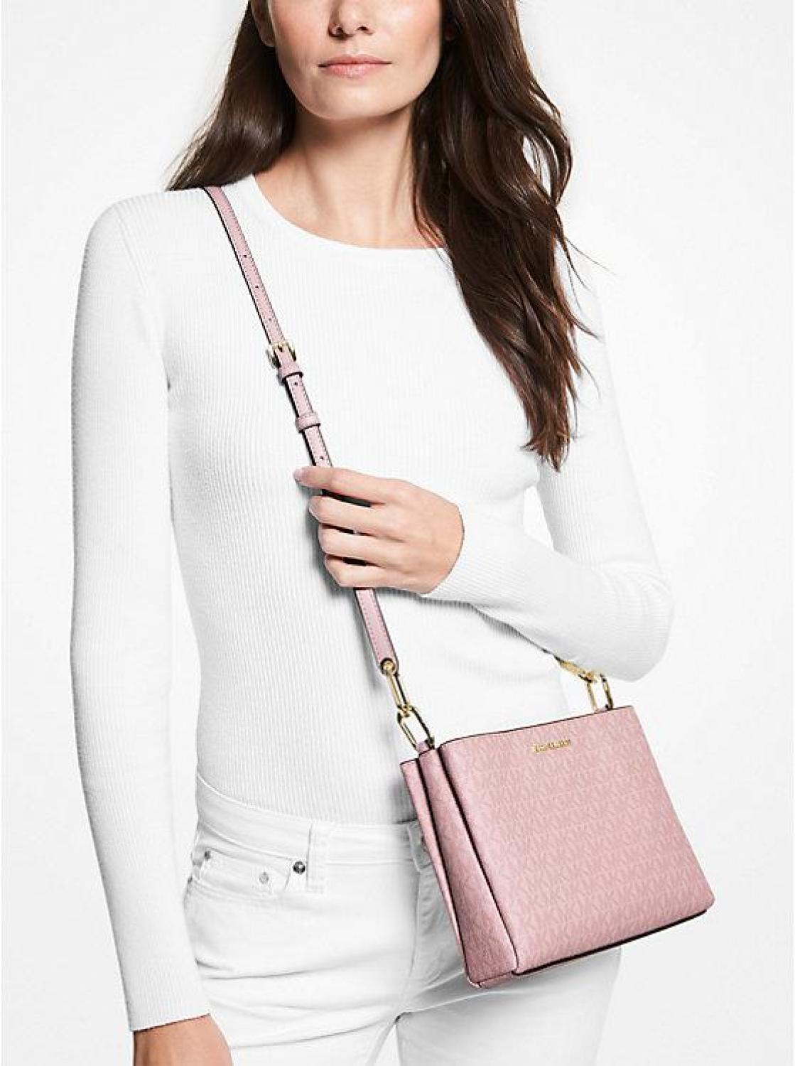 Trisha Medium Logo Crossbody Bag