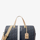 Grayson Extra-Large Empire Signature Logo Stripe Weekender Bag