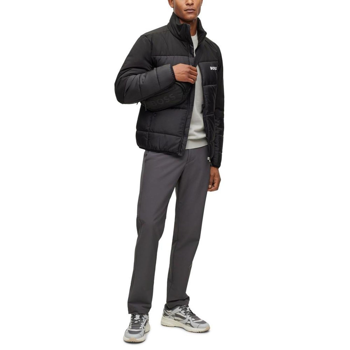 Men's Regular-Fit Water-Repellent Padded Jacket