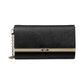 East West Large Leather Clutch