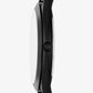Oversized Slim Runway Black-Tone Watch and Card Case Gift Set