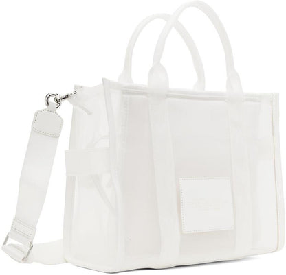 White 'The Mesh Medium' Tote