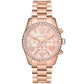 Women's Lexington Lux Chronograph Rose Gold-Tone Stainless Steel Bracelet Watch 38mm