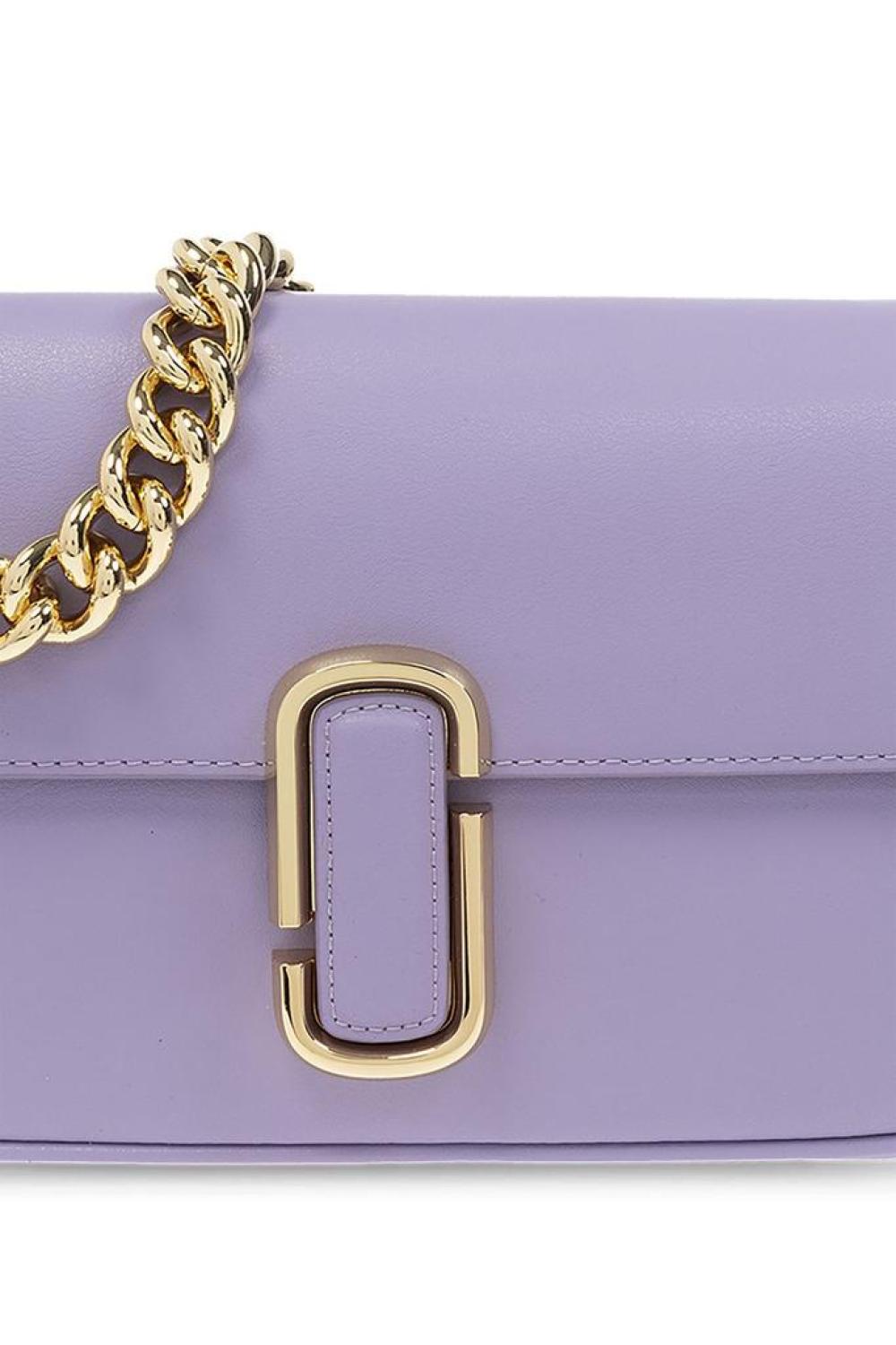 Marc Jacobs Logo Plaque Foldover Shoulder Bag