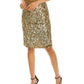 Michael Kors Collection Tulle Embellished Pencil Skirt