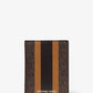 Bedford Travel Medium Logo Stripe Passport Wallet