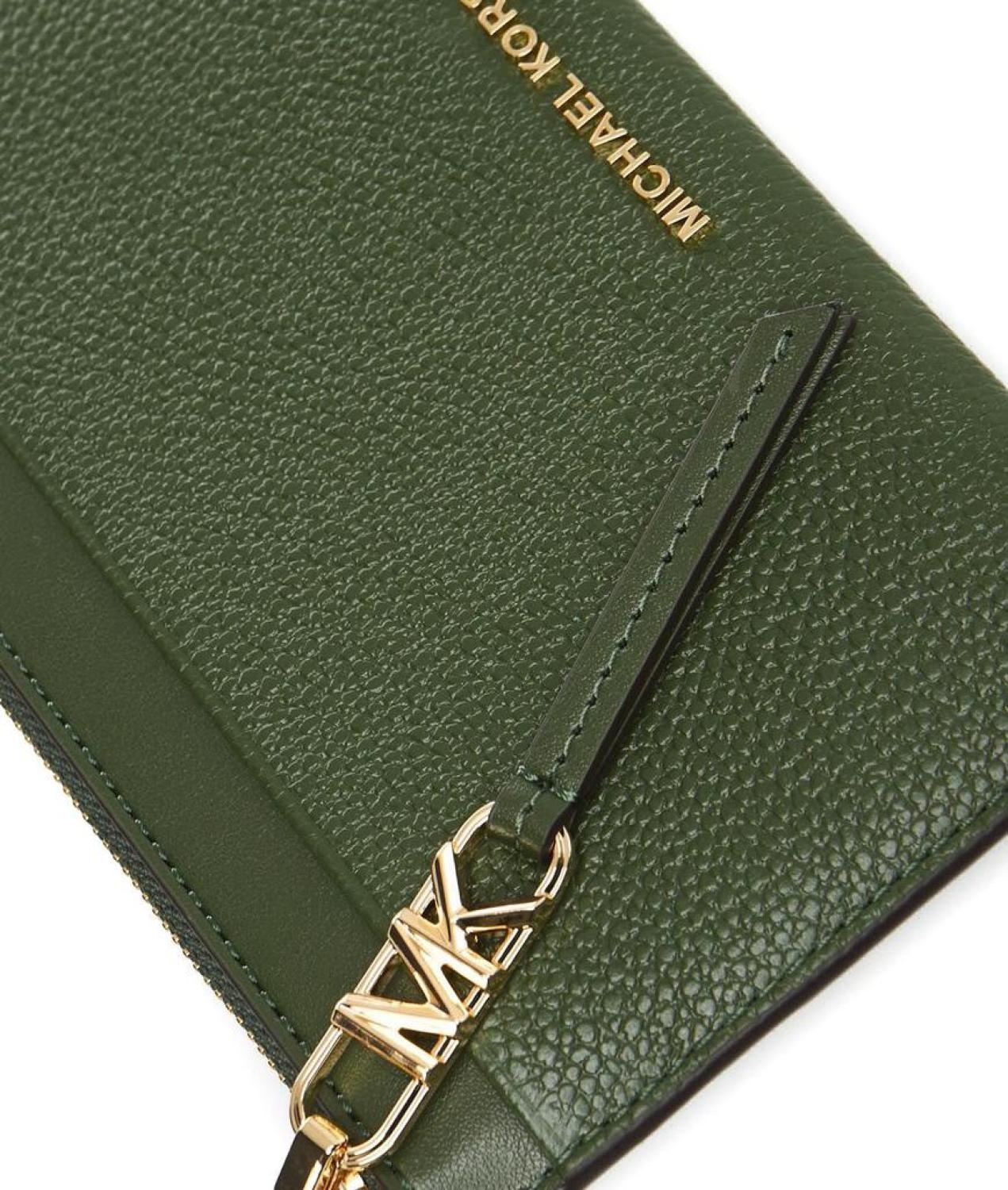 Michael Michael Kors Logo Plaque Zipped Wallet