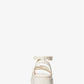 Issa Faux Patent Leather Flatform Sandal