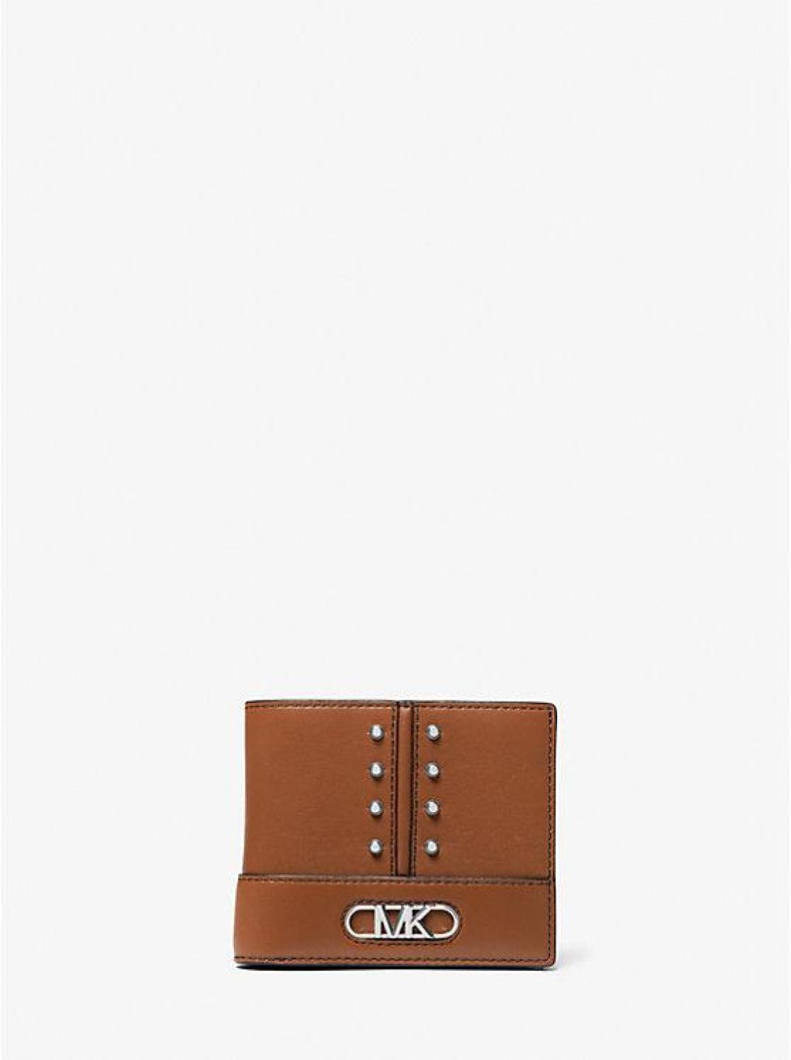 Astor Studded Leather Billfold