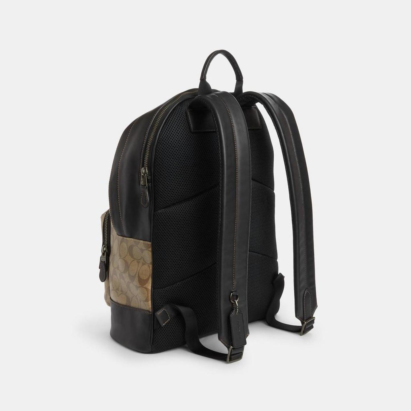 Coach Outlet West Backpack In Blocked Signature Canvas With Varsity St Coach Outlet West Backpack In Blocked Signature Canvas With Varsity St