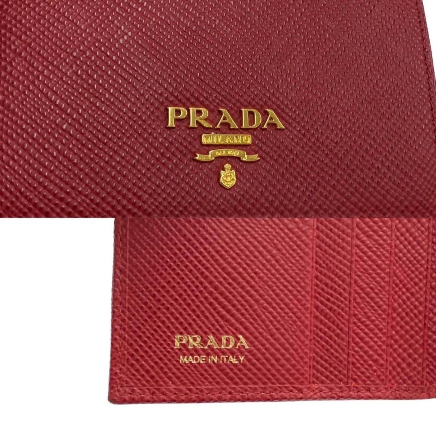 Prada Saffiano  Leather Wallet  (Pre-Owned)
