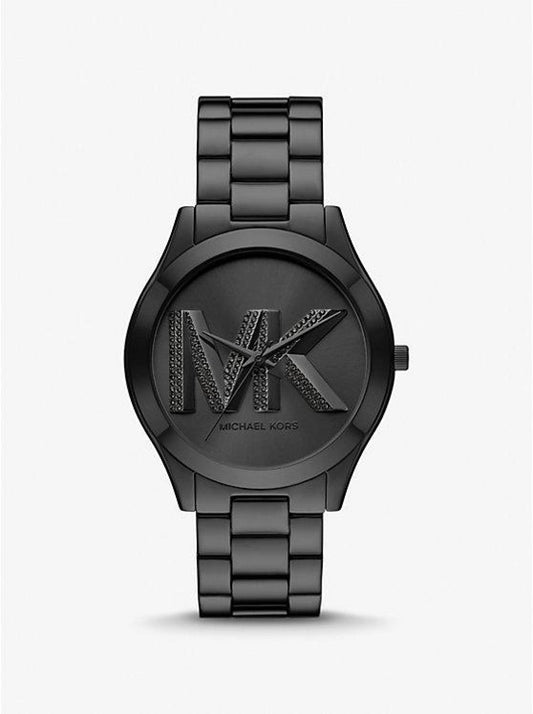 Oversized Slim Runway Black-Tone Watch