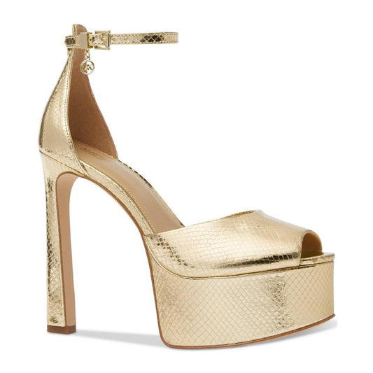 Women's Martina Ankle-Strap Peep-Toe Pumps