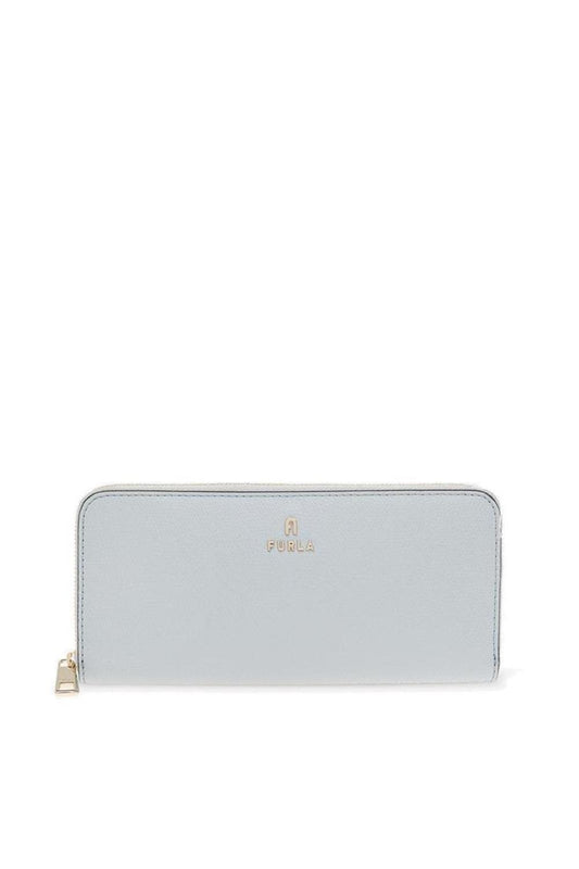 Furla Logo Plaque Zipped Continental Wallet