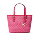 Michael Kors Jet Set PVC Leather XS Carryall Top Zip Tote Bag Women's Purse