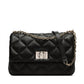 Women's 1927 M Chain Crossbody Leather Bag In Nero