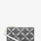 Jet Set Large Empire Logo Jacquard Wristlet