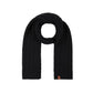 Men's Leather Patch Cable Scarf