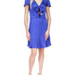Womens Cutout Mini Fit & Flare Dress
