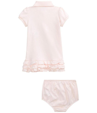 Ruffled Polo Dress & Bloomer (Infant)