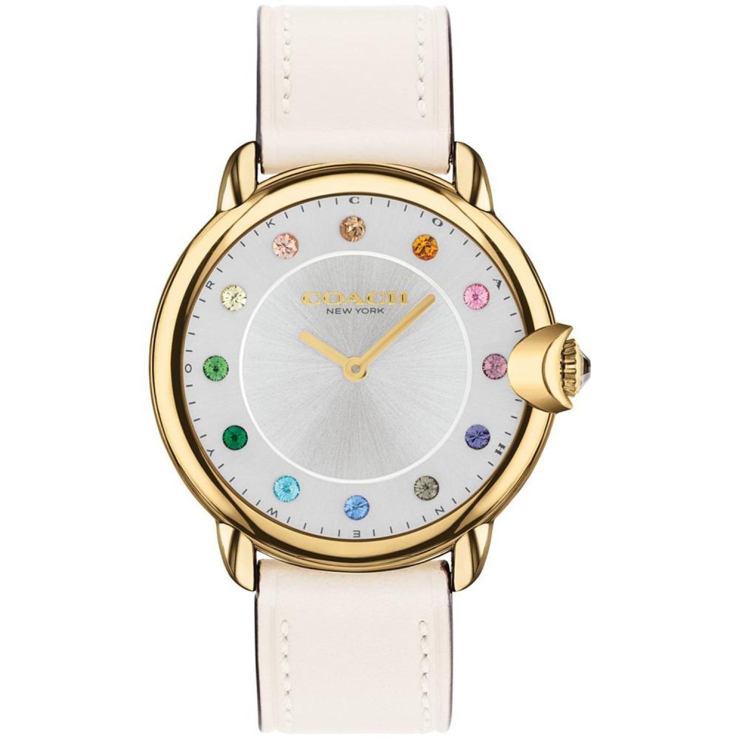 Women's Arden Chalk Leather Strap Watch, 36mm
