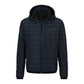 Water-repellent padded jacket with tonal logo