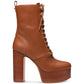 Women's Natasha Lace-Up Platform Booties