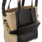 Chloé Sense Small Linen & Leather Tote